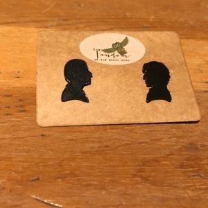 4/$10 Sherlock and Watson Earrings